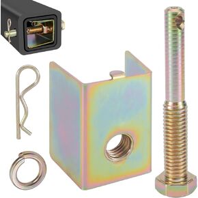 Upgrade 22321 Anti-Rattle Hitch Pin Shim Device Fits 2-Inch Receiver, 1/2-In Pin Hole, Trailer Anti-Wobble Hitch Pin Compatible with Hollow-Shank Accessories Eliminate Vibration and Noise