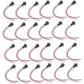 ZYHW 24Pcs Car Truck T10 W5W 194 LED Light Bulb Socket Pre-wired Connector