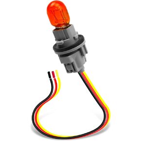 Headlight Turn Signal Bulb Socket Wire Harness Set Fit for Nissan Toyota 4Runner 2013-2021 Replace 26243-5HA0A 93872237 9007560083 262439B91A, Headlamp Signal Bulb Socket and Connector