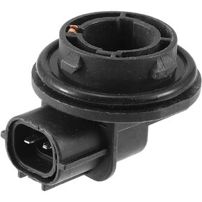 A ABSOPRO Daytime Running Light Socket Holder 92164-m7050 for Kia Forte 2019-2021 Plastic Black