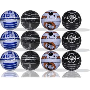 Death Star R2-D2 BB8 BB9E Golf Balls 12 pk -