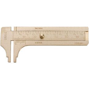 Pocket Sliding Brass Gauge, 60 Millimeters | GAU-168.60