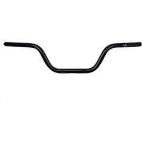 Black 6.0" Tall 100% Aluminum Handlebar Ape Drag Bar Fits for Harley Davidson Softail Dyna Street Glide with 1.0" Knurl Center (Black)