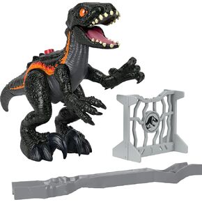 ​Imaginext Jurassic World Dinosaur Toy Indoraptor Figure with Scratching Action & Accessories for Preschool Play Ages 3+ Years