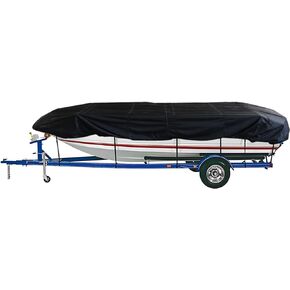 munirater Boat Cover Heavy Duty Trailerable Replacement for Jon Boat 16Ft Long and Beam Width up to 75 Inch