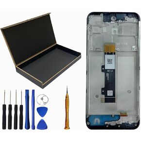 SECRETIGER LCD Screen Display Touch Digitizer Assembly with Frame Replacement for Motorola Moto G Play 2023 XT2271-5 XT2271 6.5"