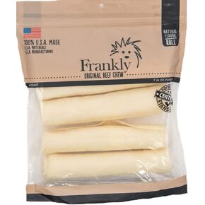 Frankly Natural Beef Chew Dog Retriever Rolls Pack of 4 100percent U.S.A Made