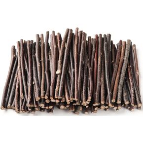 Wood Log Sticks for Crafts 4 Inch Long Birch Wood Craft Sticks Natural Twigs Sticks for Crafting DIY Crafts Supplies Photo Props School Projects Card Making