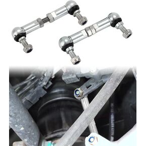 Adjustable Air Suspension Lowering Link Air Suspension Rod Fits for BMW Touring F11 E61 E39 X5 X6/ for BMW with Rear or Full Air Suspension Used to Lower Rear Air suspension Easy to Install (1 Pair)
