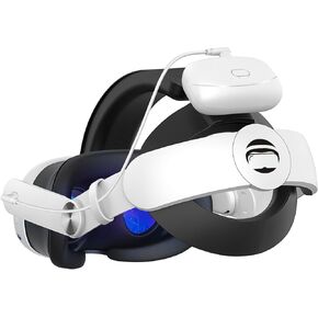 CYBVR Elite Comfort Head Strap with Hot Swappable Battery Pack for The Meta Quest 3 - Meta Quest 3 Accessories for Comfort and Extended Gameplay