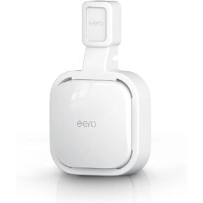 Wall Mount Holder for eero Pro 6e/Pro 6 Mesh Wi-Fi System,Outlet Wall Mount Stand Bracket for eero Pro 6e tri-Band Mesh,Wall Bracket for eero Pro 6 Extender Router Wire Organizer (1)
