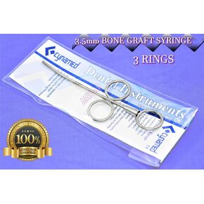 German Grade Dental Bone GRAFT Syringe 3.5mm for Dental IMPLANT and ORTHODONTIA Premium CYNAMED