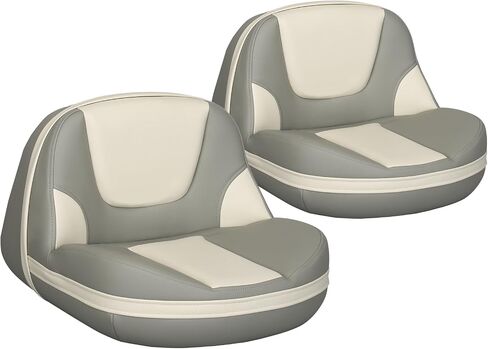 Leader Accessories Pro Casting Boat Seats Lean Pro مقعد قارب صيد بعقب مقعدين (أسود وأحمر) in Kuwait