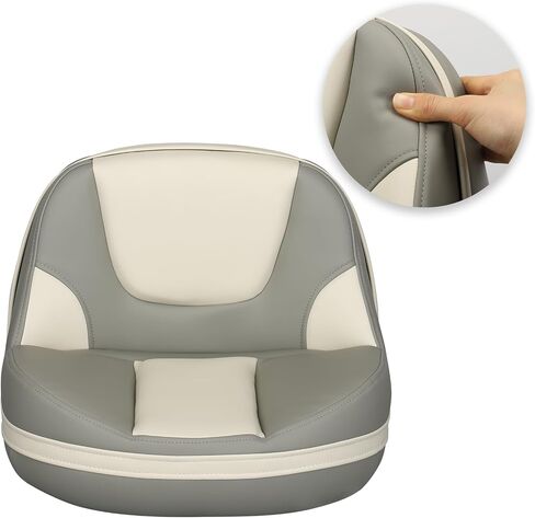 Leader Accessories Pro Casting Boat Seats Lean Pro مقعد قارب صيد بعقب مقعدين (أسود وأحمر) in Kuwait