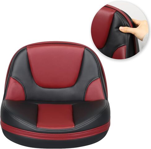 Leader Accessories Pro Casting Boat Seats Lean Pro مقعد قارب صيد بعقب مقعدين (أسود وأحمر) in Kuwait