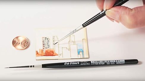 da Vinci Watercolor Micro Maestro Watercolor Brush, Black in Saudi Arabia