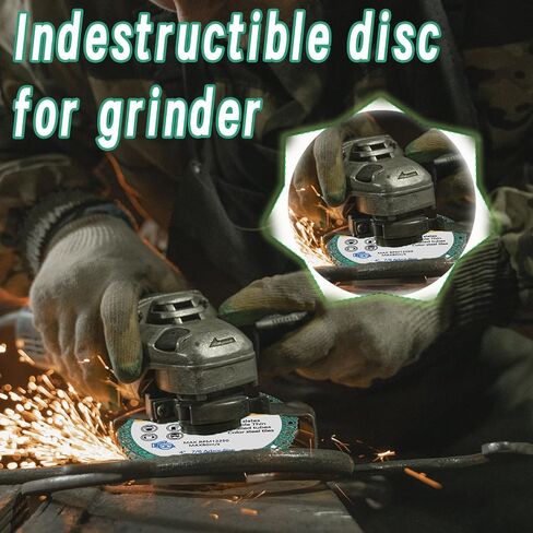 5-Pack 4" Indestructible Disc for Grinder 2.23- Cut Everything in Seconds,for Angle Grinder Cutting Disc 7/8 inch,Cutting Discs for Smooth Cutting, Chamfering, Grinding of All Materials in Saudi Arabia