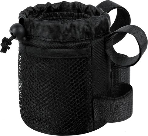 حامل زجاجة مياه للدراجة من AUAUY، حامل أكواب الدراجة، حامل مشروبات مقود الدراجة، حقيبة هاتف حامل أكواب الدراجة مع جيوب شبكية للدراجات الجبلية، السكوتر، قابلة للطي، دراجة الطريق، القارب، الكرسي المتحرك (عبوتان) in Kuwait