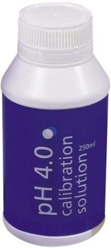 بلو لاب BLU4250 PH 4.0 محلول المعايرة، 250 معايير كيميائية معملية، 500 ملليلتر، شفاف in Kuwait