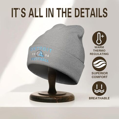 City Football Beanie for Men Women，Classic Embroidered Beanie Hats for Football Fans Gifts in Saudi Arabia