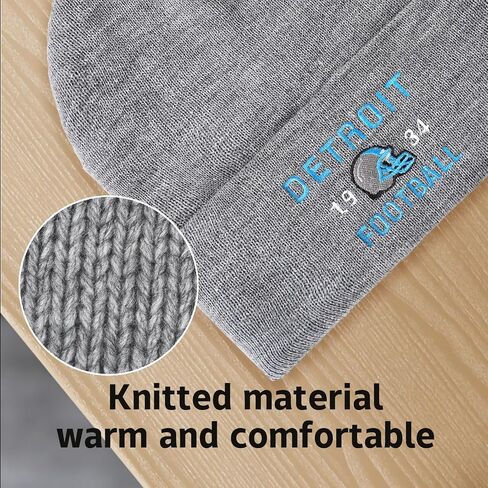 City Football Beanie for Men Women，Classic Embroidered Beanie Hats for Football Fans Gifts in Saudi Arabia