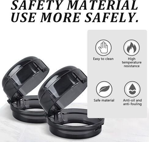 8Pack Stove Knob Covers for Child Safety, Stove knob Safety Covers Clear with Child Proof Lock for Kids and Pets in Saudi Arabia