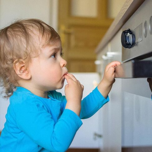 8Pack Stove Knob Covers for Child Safety, Stove knob Safety Covers Clear with Child Proof Lock for Kids and Pets in Saudi Arabia