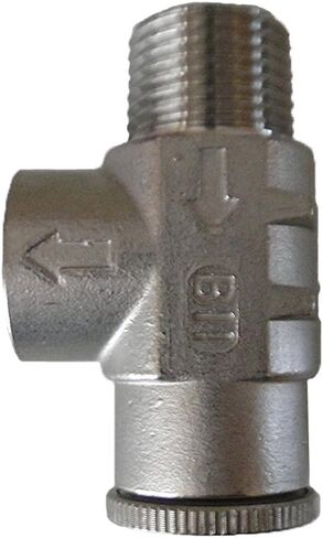 PLUMB eeze Brass Pressure Relief Valve set @ 100 PSI for water well pressure tank, 1/2" in Saudi Arabia