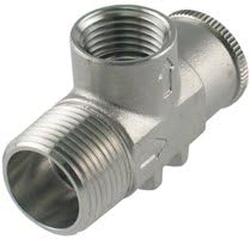 PLUMB eeze Brass Pressure Relief Valve set @ 100 PSI for water well pressure tank, 1/2" in Saudi Arabia