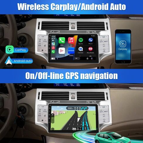 Car Radio Stereo for Toyota Avalon 2006 2007 2008 2009 2010 Built in Carplay/Android Auto 9 inch Head Unit 2G RAM 32G ROM with DSP BT GPS FM WiFi in Saudi Arabia