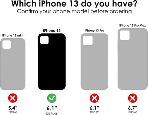 حافظة OtterBox Defender Series بدون شاشة لهاتف iPhone 13 (فقط) - يتضمن مشبك الحافظة - حماية دفاعية ميكروبية - عبوة غير مخصصة للبيع بالتجزئة - أسود in Kuwait