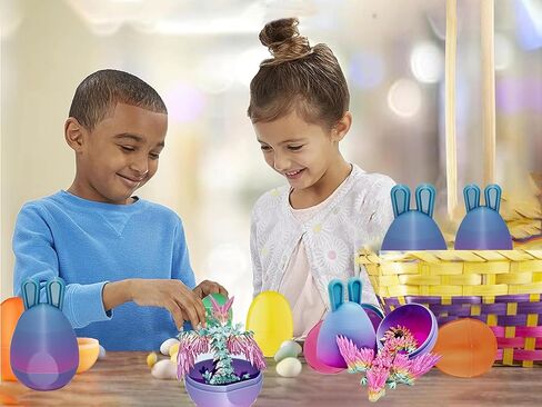 Muimray تنين مطبوع ثلاثي الأبعاد في بيضة مع جناح، تنين كريستال تنين مفصلي بالكامل مع بيض آذان الأرنب، ألعاب تململ تنين كريستال، ألعاب تململ للأطفال والكبار هدايا (بيضة أرنب) in Kuwait