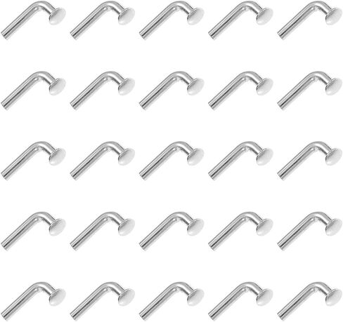 ZYAMY 25pcs M6 Heavy-Duty Rack Safety Bolt, Universal Pallet Rack Drop Pin for Disengagement Safety of Warehouse, Home or DIY Shelving Unit in Saudi Arabia
