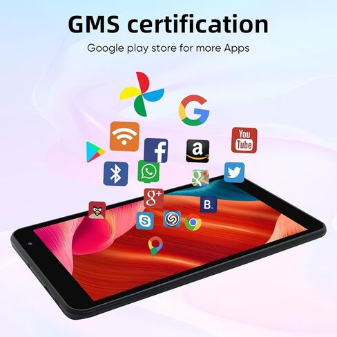 weelikeit 8 inch Tablet Android 13, Small Reading Tablet, 3GB RAM 32GB ROM(256GB Expanded) Google Tablets PC with WiFi, Bluetooth, Dual Camera, YouTube, Type-C USB, 1280x800 IPS HD Touchscreen, Black in Kuwait
