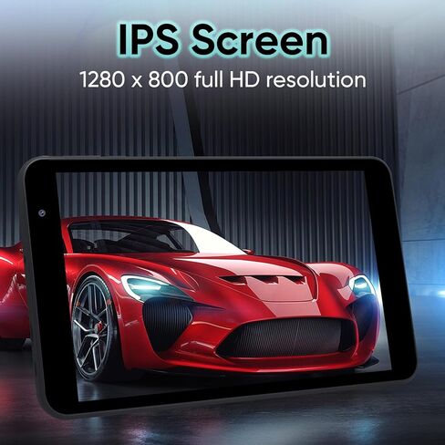 weelikeit 8 inch Tablet Android 13, Small Reading Tablet, 3GB RAM 32GB ROM(256GB Expanded) Google Tablets PC with WiFi, Bluetooth, Dual Camera, YouTube, Type-C USB, 1280x800 IPS HD Touchscreen, Black in Kuwait