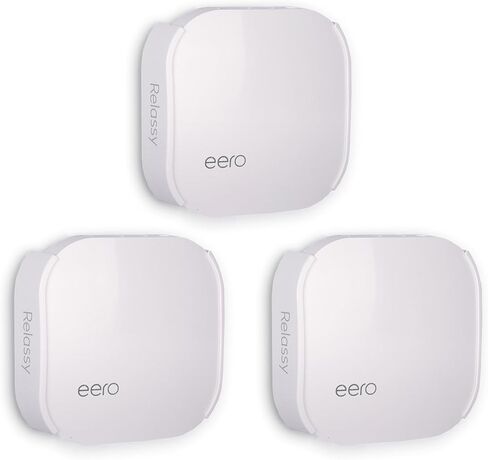 حامل تثبيت على الحائط لجهاز eero Pro Home WiFi، دعامة تثبيت على الحائط من Relassy eero متوافقة مع حامل سقف نظام eero WiFi لنظام eero WiFi مجموعة من 3 in Kuwait