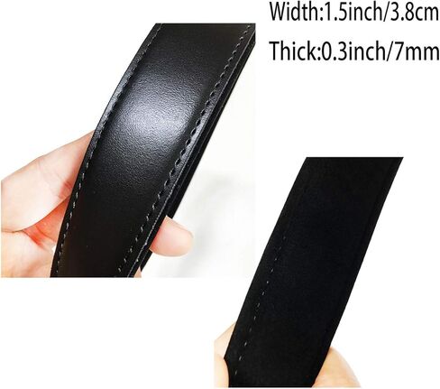 حزام ساكسفون RAUYIVANY، طول قابل للتعديل (16-22 بوصة)، حزام رقبة ساكسفون من الجلد الناعم مع خطاف J بلاستيكي، للساكسفون والكلارينيت والمزمار (أسود) in Kuwait