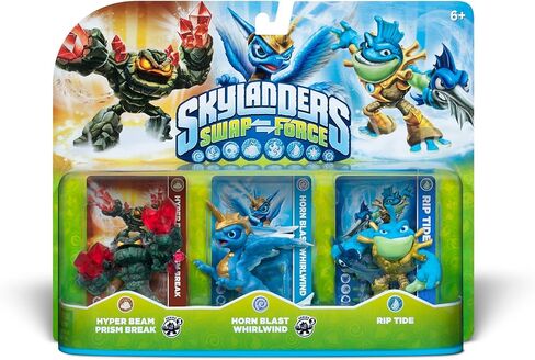 حزمة شخصيات Skylanders SWAP Force Triple: Big Bang Trigger Happy، Star Strike، Anchors Away Gill Grunt in Saudi Arabia