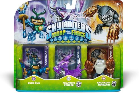حزمة شخصيات Skylanders SWAP Force Triple: Big Bang Trigger Happy، Star Strike، Anchors Away Gill Grunt in Saudi Arabia