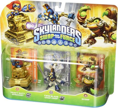 حزمة شخصيات Skylanders SWAP Force Triple: Big Bang Trigger Happy، Star Strike، Anchors Away Gill Grunt in Saudi Arabia