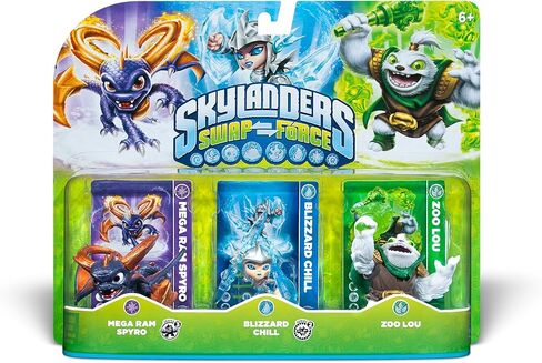 حزمة شخصيات Skylanders SWAP Force Triple: Big Bang Trigger Happy، Star Strike، Anchors Away Gill Grunt in Saudi Arabia