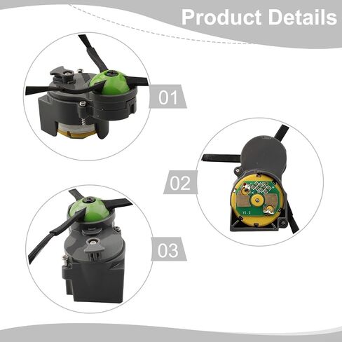 محرك فرشاة جانبي بديل لوحدة سلسلة Roomba J E5 E6 I1 لـ I3 I4 I5 I6 I7 I8 Series مكنسة كهربائية، والحفاظ على بيئة منزلية نظيفة in Saudi Arabia