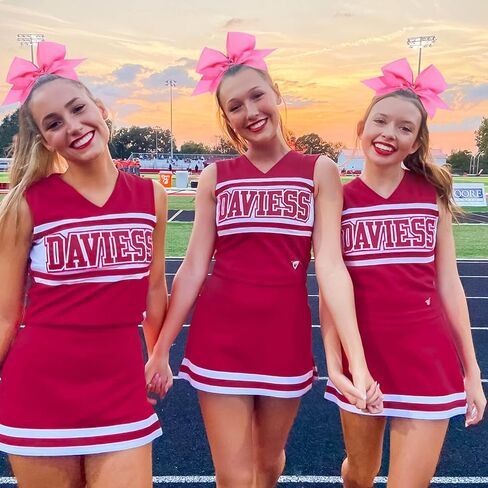 7" Breast Cancer Awareness Large Bow Pink Glitter Hair Bow With Ponytail Holder For Women Girls Breast Cancer Month in Kuwait