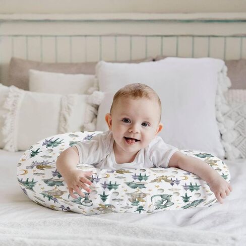 Hawskgfub Baseball American Sport Pillow Cover for Baby Boy ، Blue Ballpark Game Season Glove Plackcover Plackcover ، Pillowcase التمريض للرضع الجديد ، تغطية فقط in Kuwait