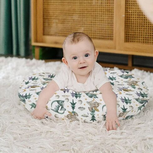 Hawskgfub Baseball American Sport Pillow Cover for Baby Boy ، Blue Ballpark Game Season Glove Plackcover Plackcover ، Pillowcase التمريض للرضع الجديد ، تغطية فقط in Kuwait