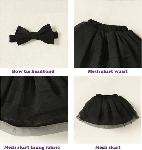 طفلة كشكش كم رومبير فستان الوليد بلون فستان القوس الزي الرضع بذلة توتو تنورة مجموعة الملابس in Kuwait