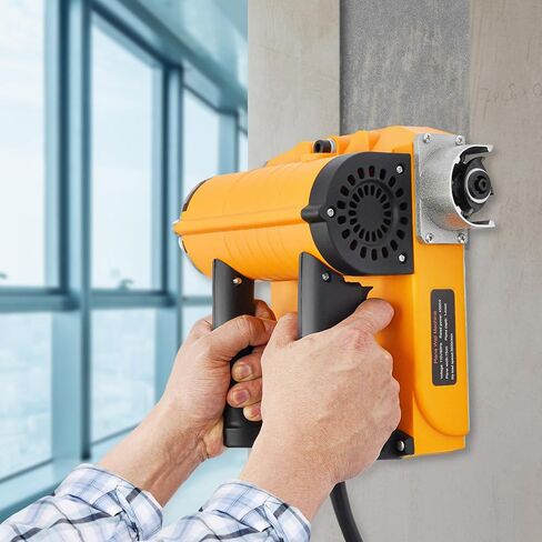 110V Electric Wall Planing Machine,Concrete Shovel Shovel Wall Machine, Handheld Power Wall Scraper, Electric Power Shovel Wall Machine Adjustable Planning Depth 0.04"-0.16" Orange in Saudi Arabia