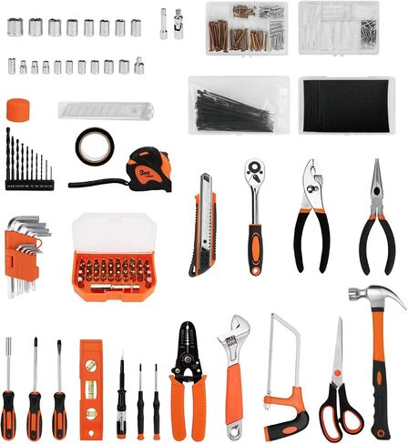 328-Piece Tool Set - Tool Kit Toolbox Storage Case with Drawer, General Household Hand Tool Kit Perfect for Home & DIY Repairs in Saudi Arabia