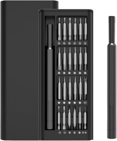 3.7V Mini Electric Screwdriver,50 in 1 Precision Screwdriver Set,Small Repair Tool Kit with 5 Torque,500mAh Battery,OLED Display,4 LED Lights for Electronics Computer,Phone,Camer,Eyeglass,Watch in Saudi Arabia