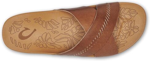 OLUKAI Kipe'a Olu Women's Slide Sandal, Premium Leather, Relaxed & Dressy Design For Any Occasion, All-Day Comfort & Fit in Saudi Arabia